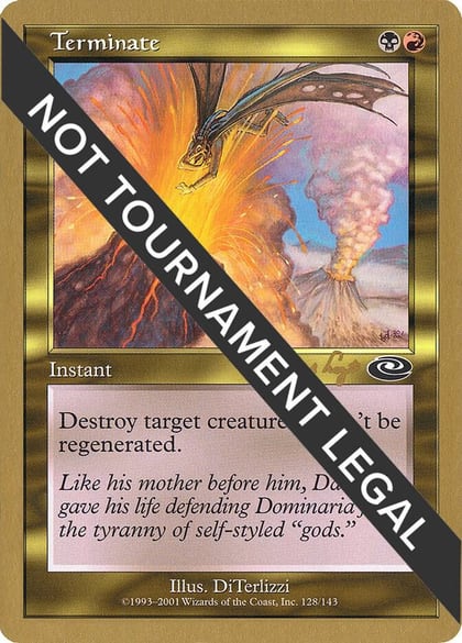 Terminate - 2001 Tom van de Logt (PLS), World Championship Decks #164401