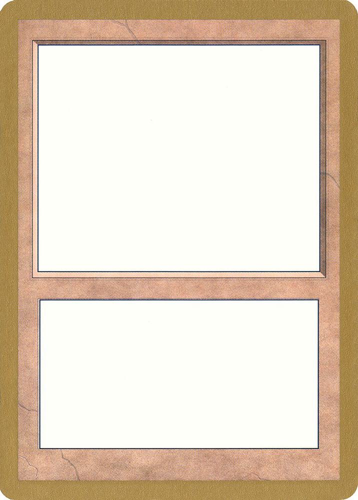 1999 World Championship Blank Card, World Championship Decks P164405