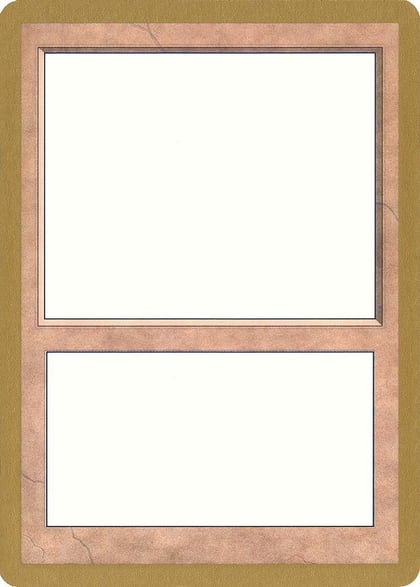 1999 World Championship Blank Card, World Championship Decks P164405