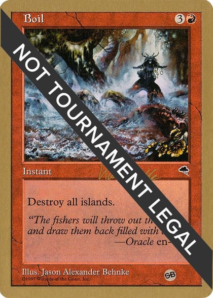 Boil - 1999 Kai Budde (TMP) (SB), World Championship Decks #164410