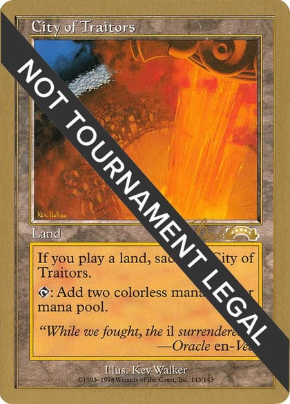 City of Traitors - 1999 Kai Budde (EXO), World Championship Decks #164411