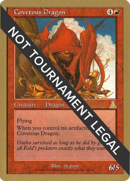 Covetous Dragon - 1999 Kai Budde (UDS), World Championship Decks #164412