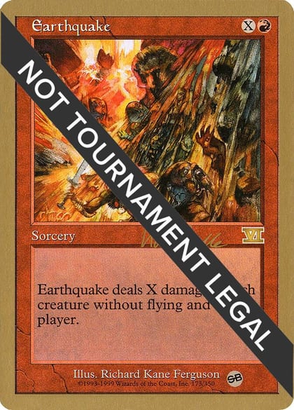 Earthquake - 1999 Kai Budde (6ED) (SB), World Championship Decks #164414