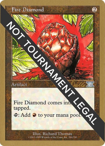 Fire Diamond - 1999 Kai Budde (6ED), World Championship Decks #164415