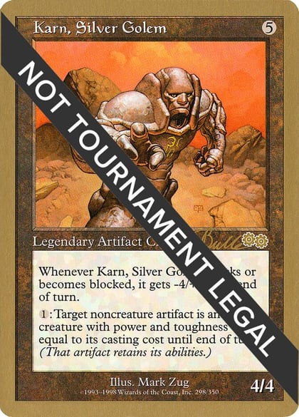 Karn, Silver Golem - 1999 Kai Budde (USG), World Championship Decks #164417