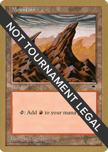 Mountain (Right) - 1999 Kai Budde (TMP), World Championship Decks #164423