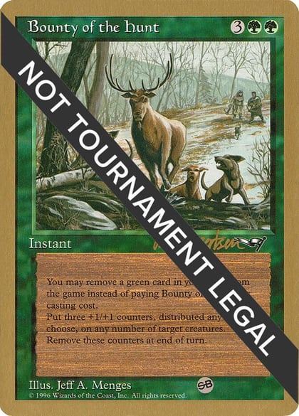 Bounty of the Hunt - 1997 Svend Geertsen (ALL), World Championship Decks #164435