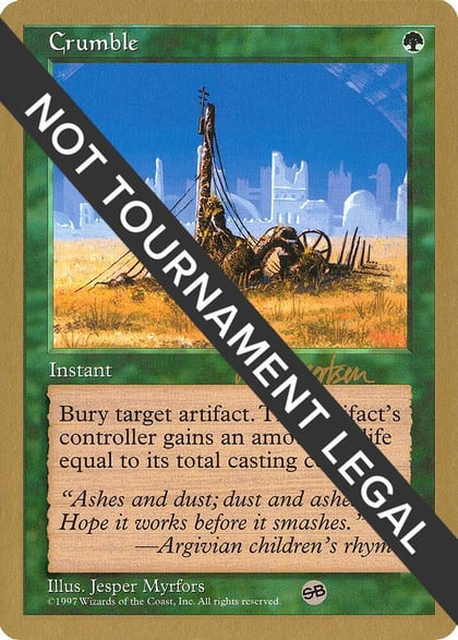 Crumble - 1997 Svend Geertsen (5ED) (SB), World Championship Decks #164437