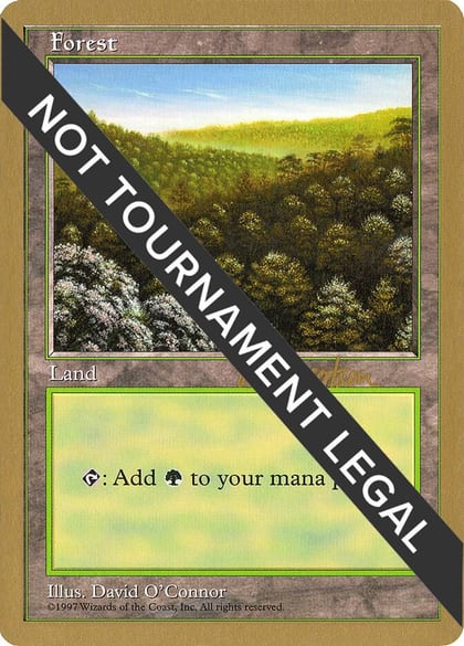 Forest (417) - 1997 Svend Geertsen (5ED), World Championship Decks #164440