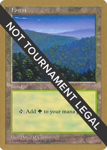 Forest (418) - 1997 Svend Geertsen (5ED), World Championship Decks #164441
