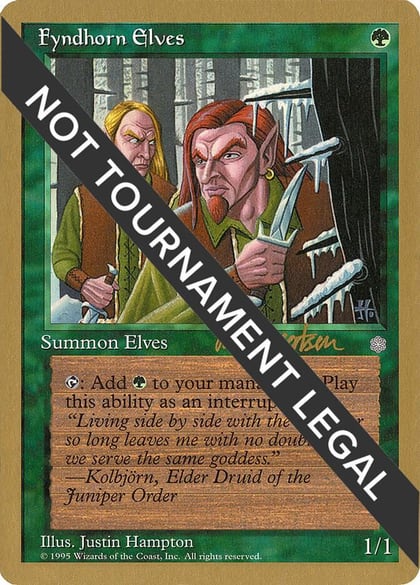 Fyndhorn Elves - 1997 Svend Geertsen (ICE), World Championship Decks #164443