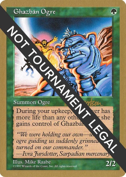 Ghazban Ogre - 1997 Svend Geertsen (5ED), World Championship Decks #164444