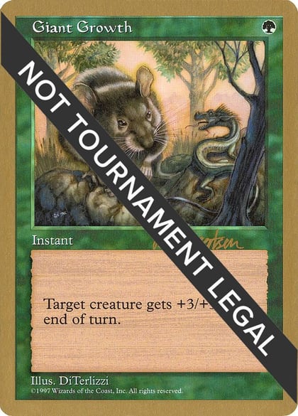 Giant Growth - 1997 Svend Geertsen (5ED), World Championship Decks #164445