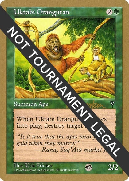 Uktabi Orangutan - 1997 Svend Geertsen (VIS) (SB), World Championship Decks #164454