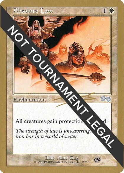 Absolute Law - 2000 Nicolas Labarre (USG) (SB), World Championship Decks #164490