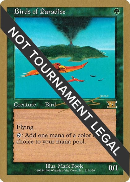 Birds of Paradise - 2000 Nicolas Labarre (6ED), World Championship Decks #164495