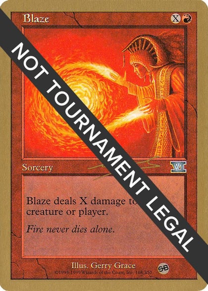 Blaze - 2000 Nicolas Labarre (6ED) (SB), World Championship Decks #164496