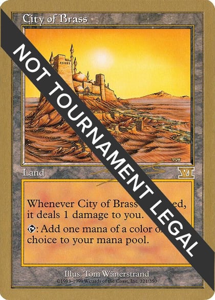City of Brass - 2000 Nicolas Labarre (6ED), World Championship Decks #164498