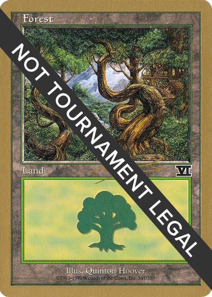 Forest (347) - 2000 Nicolas Labarre (6ED), World Championship Decks #164504