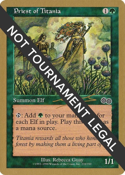Priest of Titania - 2000 Nicolas Labarre (USG), World Championship Decks #164516