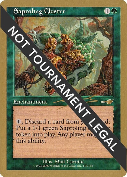 Saproling Cluster - 2000 Nicolas Labarre (NMS), World Championship Decks #164517