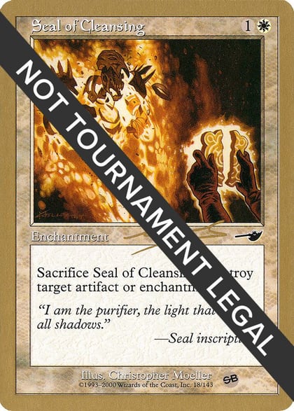 Seal of Cleansing - 2000 Nicolas Labarre (NMS) (SB), World Championship Decks #164518