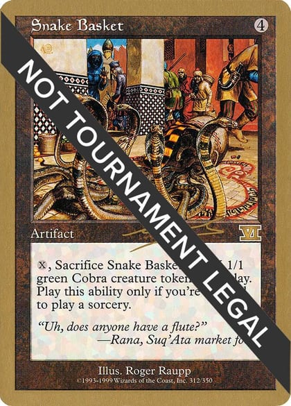 Snake Basket - 2000 Nicolas Labarre (6ED), World Championship Decks #164520