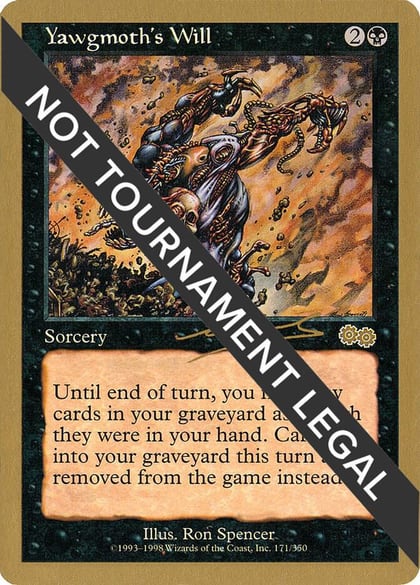 Yawgmoth's Will - 2000 Nicolas Labarre (USG), World Championship Decks #164525