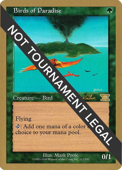 Birds of Paradise - 2000 Janosch Kuhn (6ED), World Championship Decks #164528