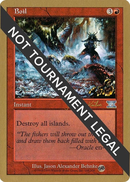 Boil - 2000 Janosch Kuhn (6ED) (SB), World Championship Decks #164530
