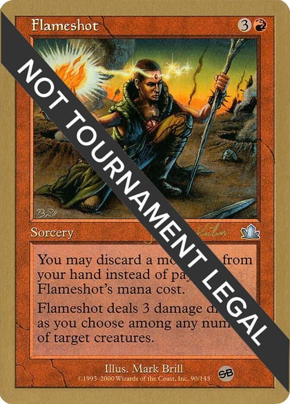Flameshot - 2000 Janosch Kuhn (PCY) (SB), World Championship Decks #164534
