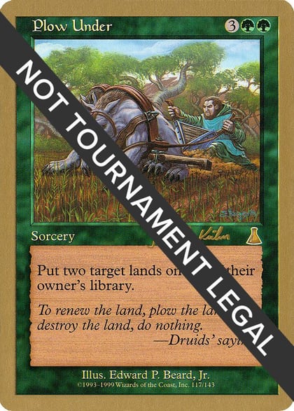 Plow Under - 2000 Janosch Kuhn (UDS), World Championship Decks #164545
