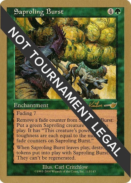 Saproling Burst - 2000 Janosch Kuhn (NMS), World Championship Decks #164549