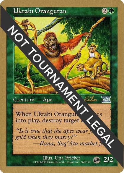 Uktabi Orangutan - 2000 Janosch Kuhn (6ED) (SB), World Championship Decks #164552