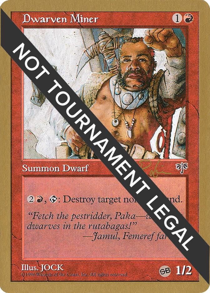 Dwarven Miner - 1998 Ben Rubin (MIR) (SB), World Championship Decks #164558
