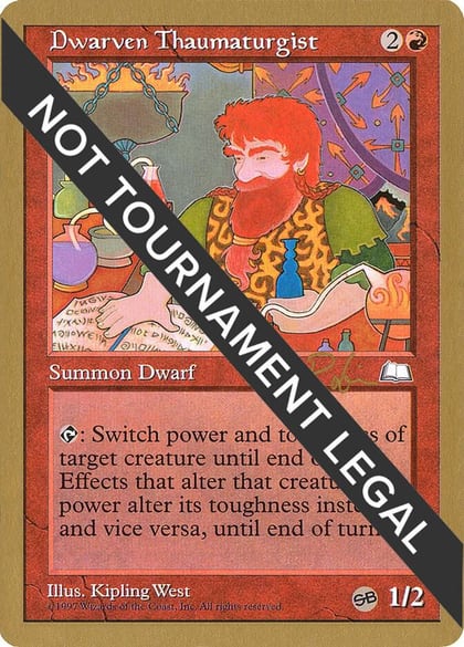 Dwarven Thaumaturgist - 1998 Ben Rubin (WTH) (SB), World Championship Decks #164559