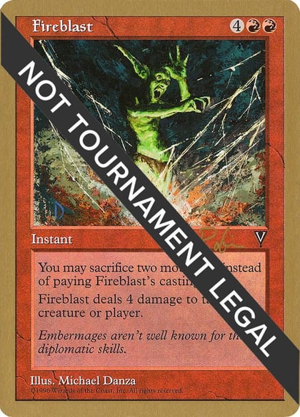 Fireblast - 1998 Ben Rubin (VIS), World Championship Decks #164561