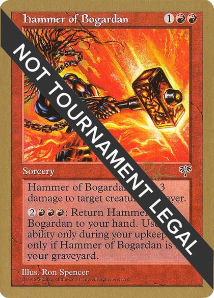 Hammer of Bogardan - 1998 Ben Rubin (MIR), World Championship Decks #164563