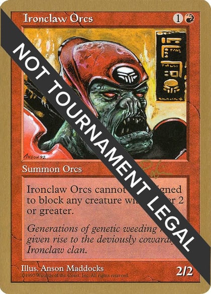 Ironclaw Orcs - 1998 Ben Rubin (5ED), World Championship Decks #164565