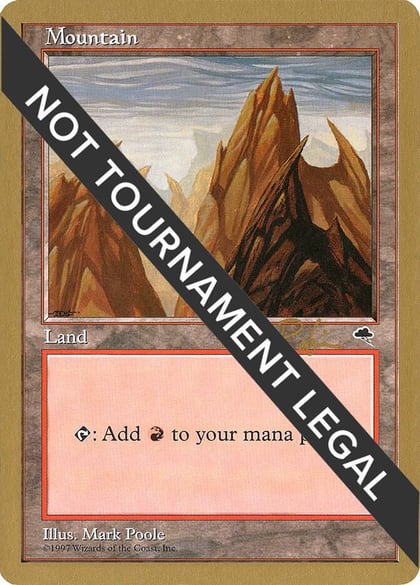 Mountain (Vertical) - 1998 Ben Rubin (TMP), World Championship Decks #164571