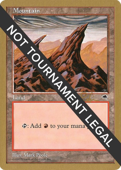 Mountain (Right) - 1998 Ben Rubin (TMP), World Championship Decks #164572