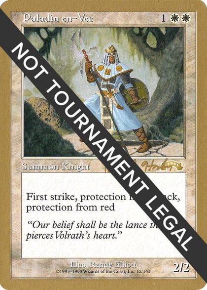 Paladin en-Vec - 1998 Brian Hacker (EXO), World Championship Decks #164591