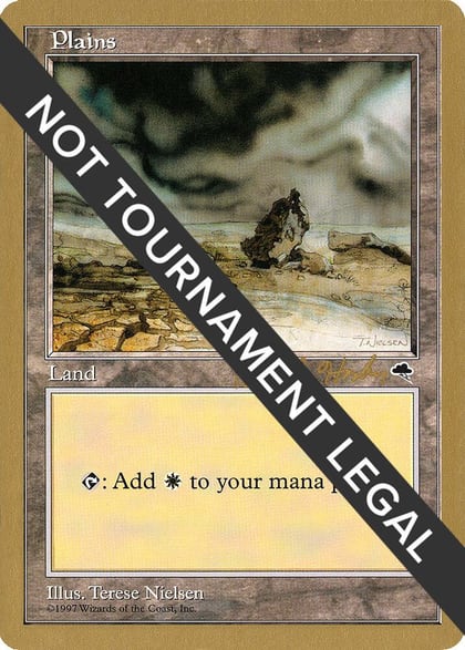 Plains (Rocks) - 1998 Brian Hacker (TMP), World Championship Decks #164594