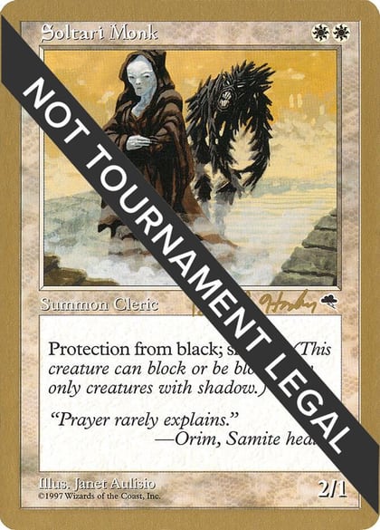 Soltari Monk - 1998 Brian Hacker (TMP), World Championship Decks #164597