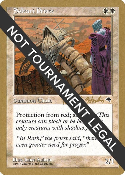 Soltari Priest - 1998 Brian Hacker (TMP), World Championship Decks #164598