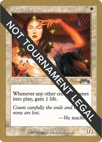 Soul Warden - 1998 Brian Hacker (EXO), World Championship Decks #164600