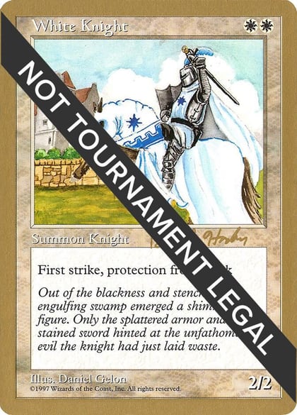 White Knight - 1998 Brian Hacker (5ED), World Championship Decks #164604