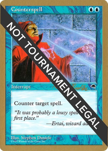 Counterspell - 1998 Randy Buehler (TMP), World Championship Decks #164609