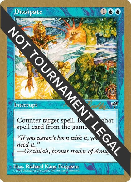 Dissipate - 1998 Randy Buehler (MIR), World Championship Decks #164611