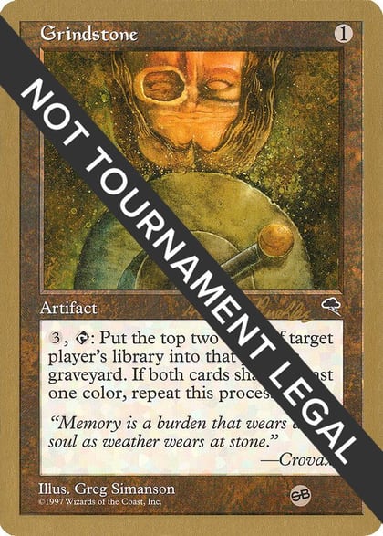 Grindstone - 1998 Randy Buehler (TMP) (SB), World Championship Decks #164618